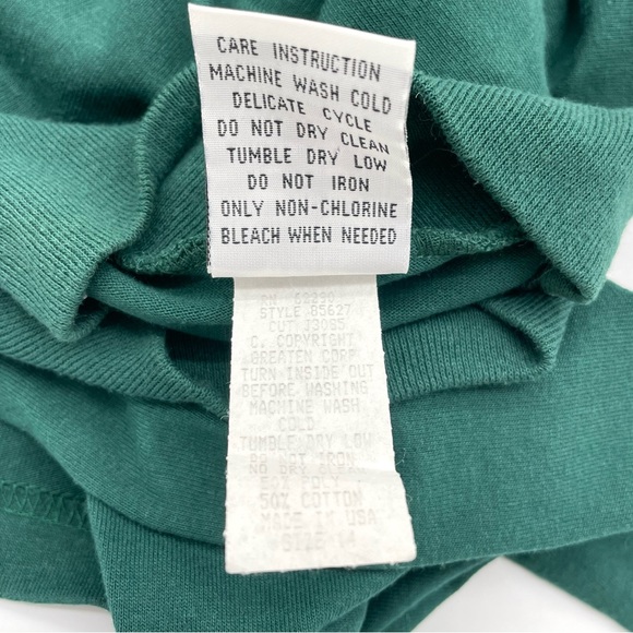 GUC VTG Joggles “Ugly Sweater”, Valentine’s Day Floral Hearts Top in Green 14 - Picture 11 of 11